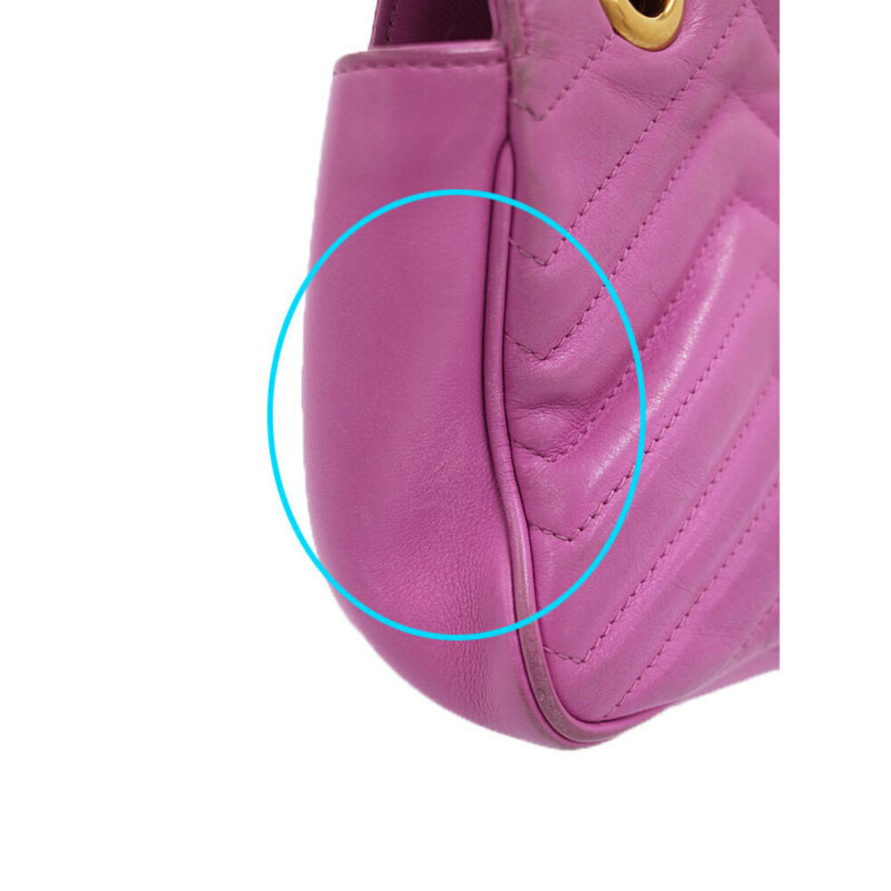 GUCCI GG Marmont Quilted Shoulder Bag Chain - Picture 7 of 9